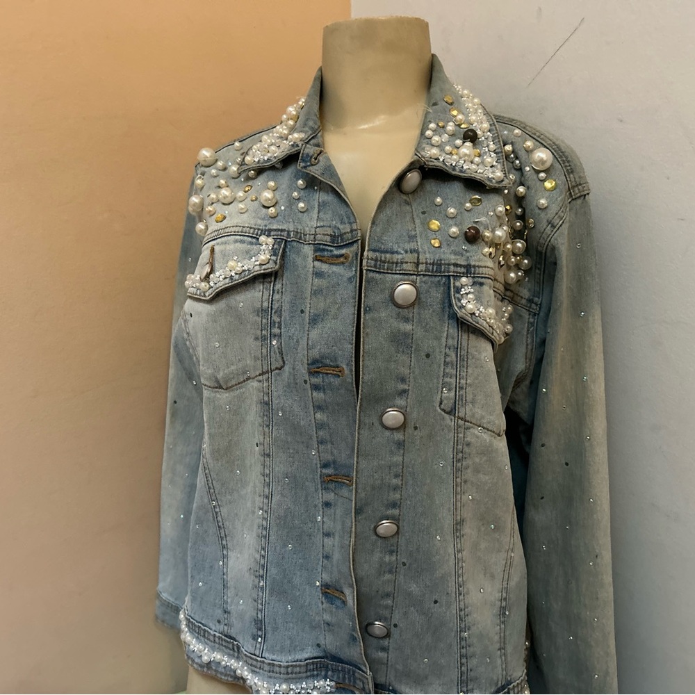 Embellished Denim Jacket - Picture 5 of 5